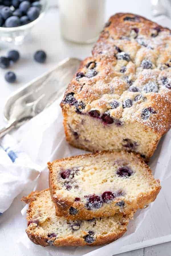 Naturally Moist Blueberry Coconut Muffin Cake: The Apple Sauce Secret